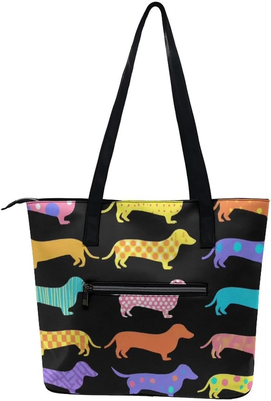 Women's Elegant Leather Handbag Unisex Leather Tote Bag Lightweight Handbag