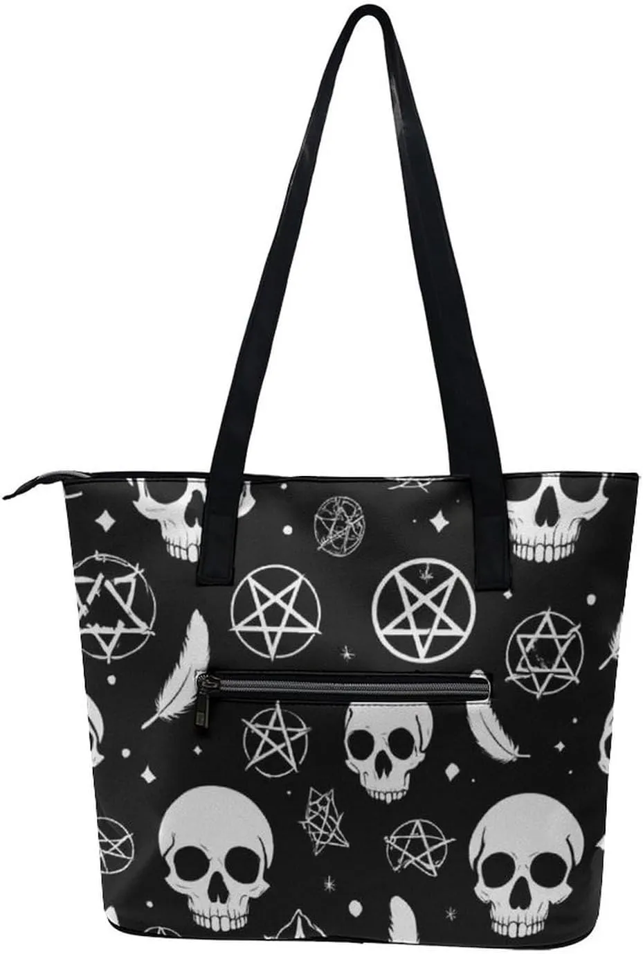 Women's Elegant Leather Handbag Unisex Leather Tote Bag Lightweight Handbag