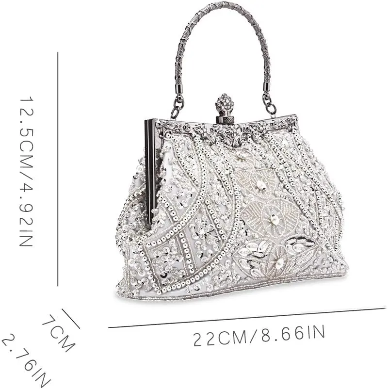 Womens Evening Clutch Bag Designer Evening Handbag Hand Bag,Lady Party Wedding Clutch Purse