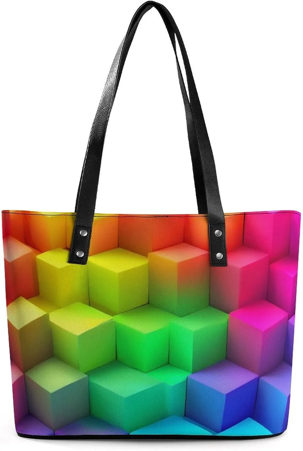Women's Fashion Tote Bag, Large Capacity Lightweight Handbag, Shopping Bags with Compartment