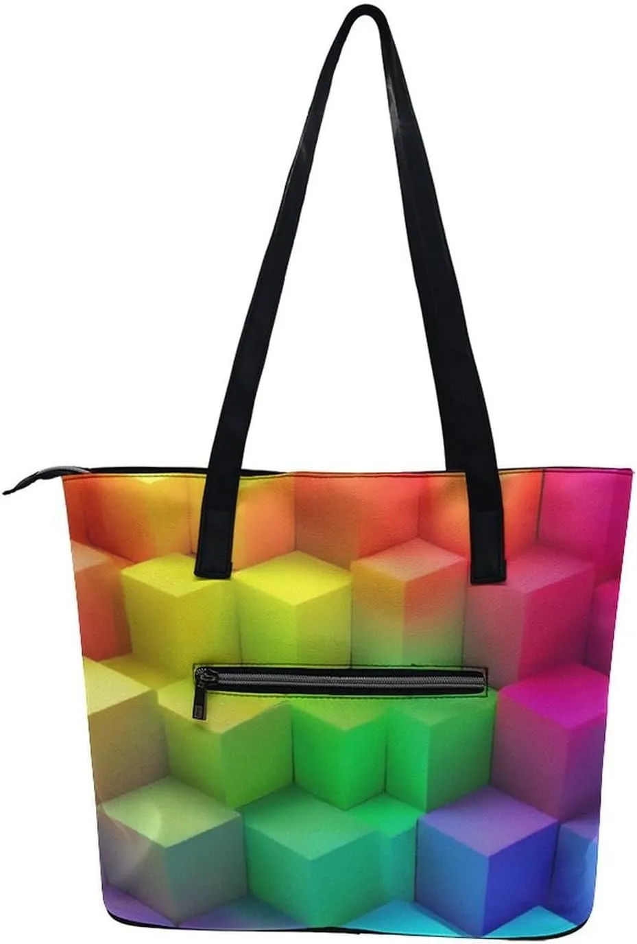 Women's Fashion Tote Bag, Large Capacity Lightweight Handbag, Shopping Bags with Compartment