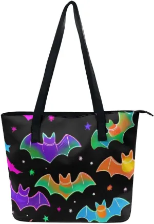 Women's Fashion Tote Bag, Large Capacity Lightweight Handbag, Shopping Bags with Compartment