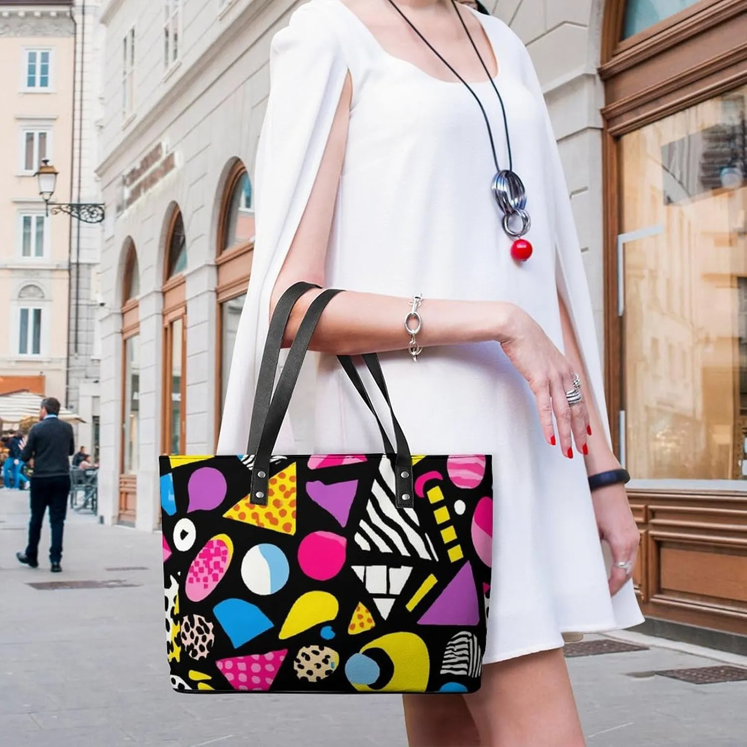 Women's Fashion Tote Bag Shopping Casual Leather Handbag For Daily Use