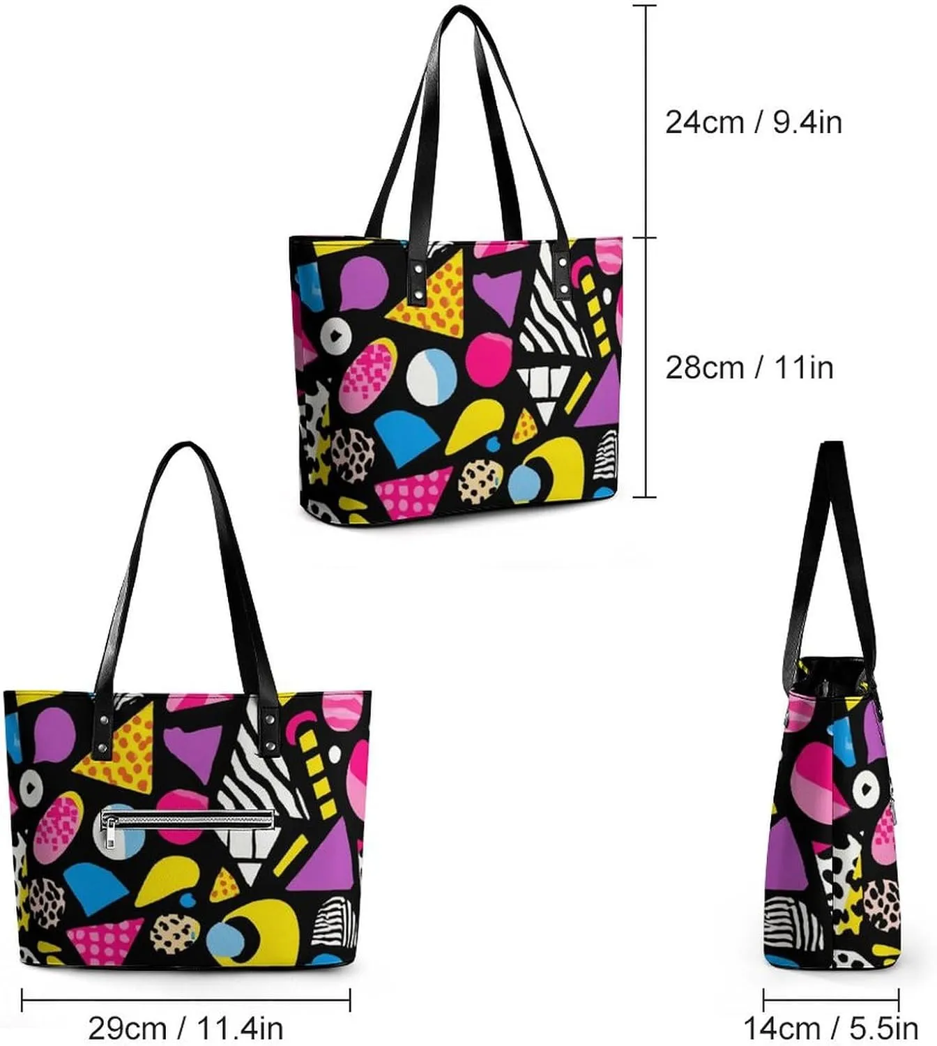 Women's Fashion Tote Bag Shopping Casual Leather Handbag For Daily Use