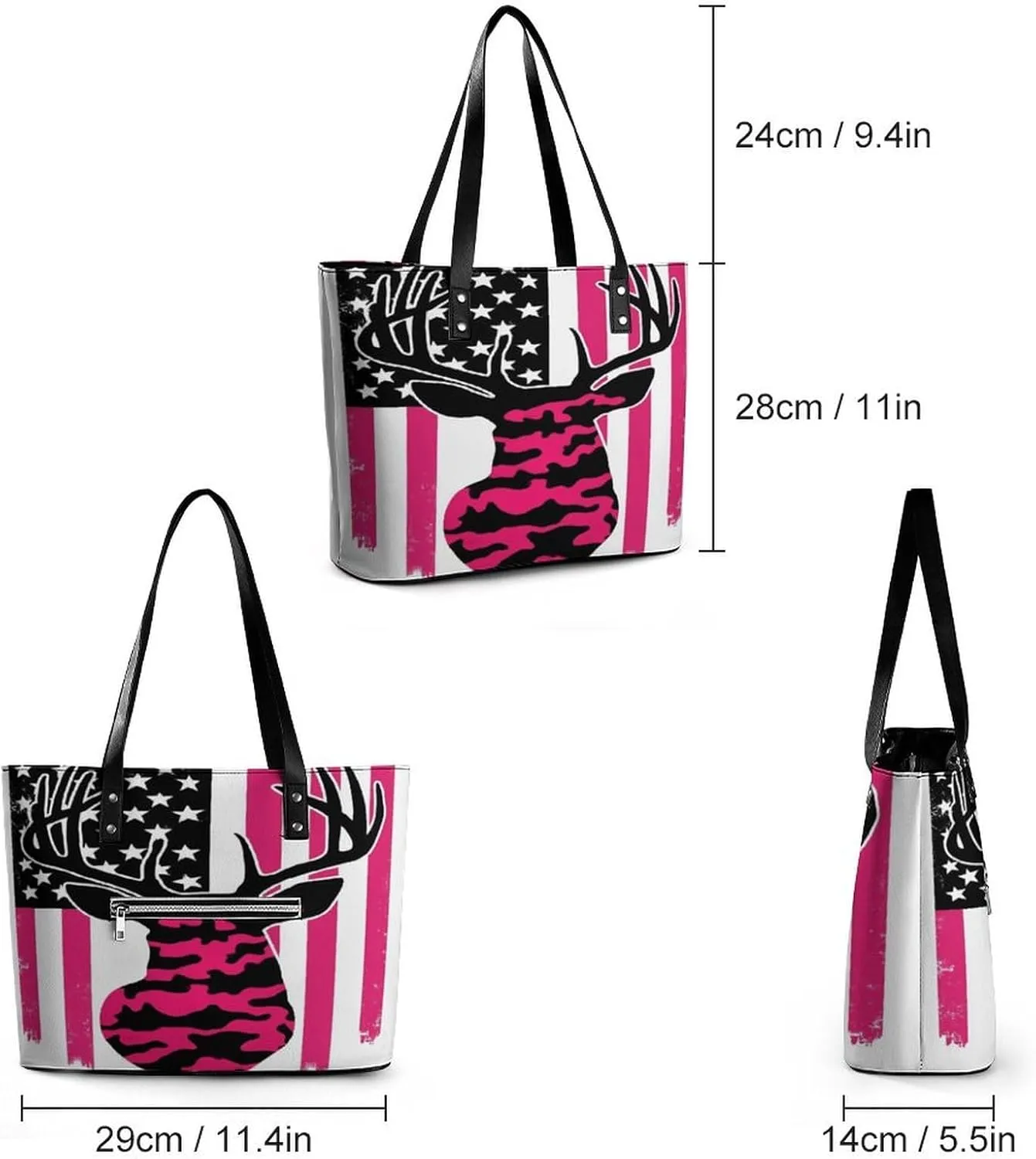 Women's Fashion Tote Bag Shopping Casual Leather Handbag For Daily Use