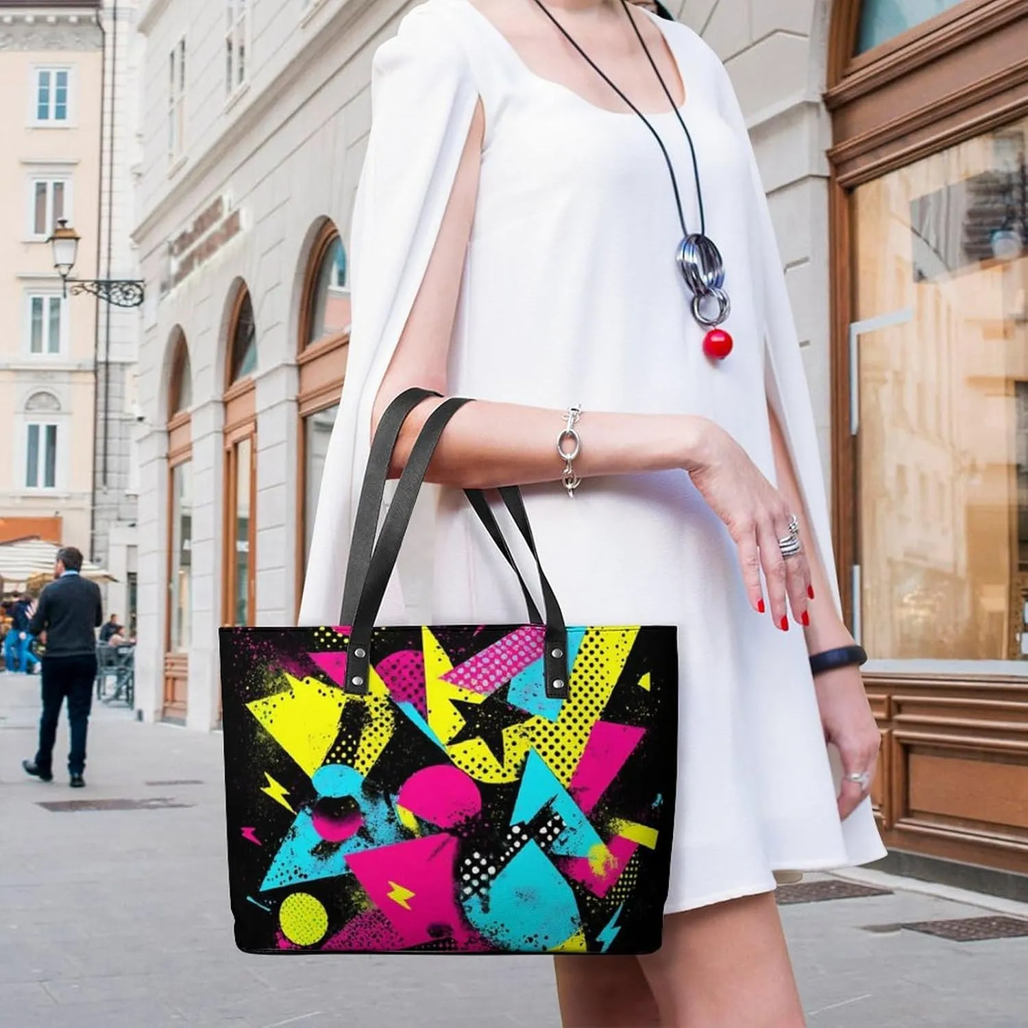 Women's Fashion Tote Bag Shopping Casual Leather Handbag For Daily Use
