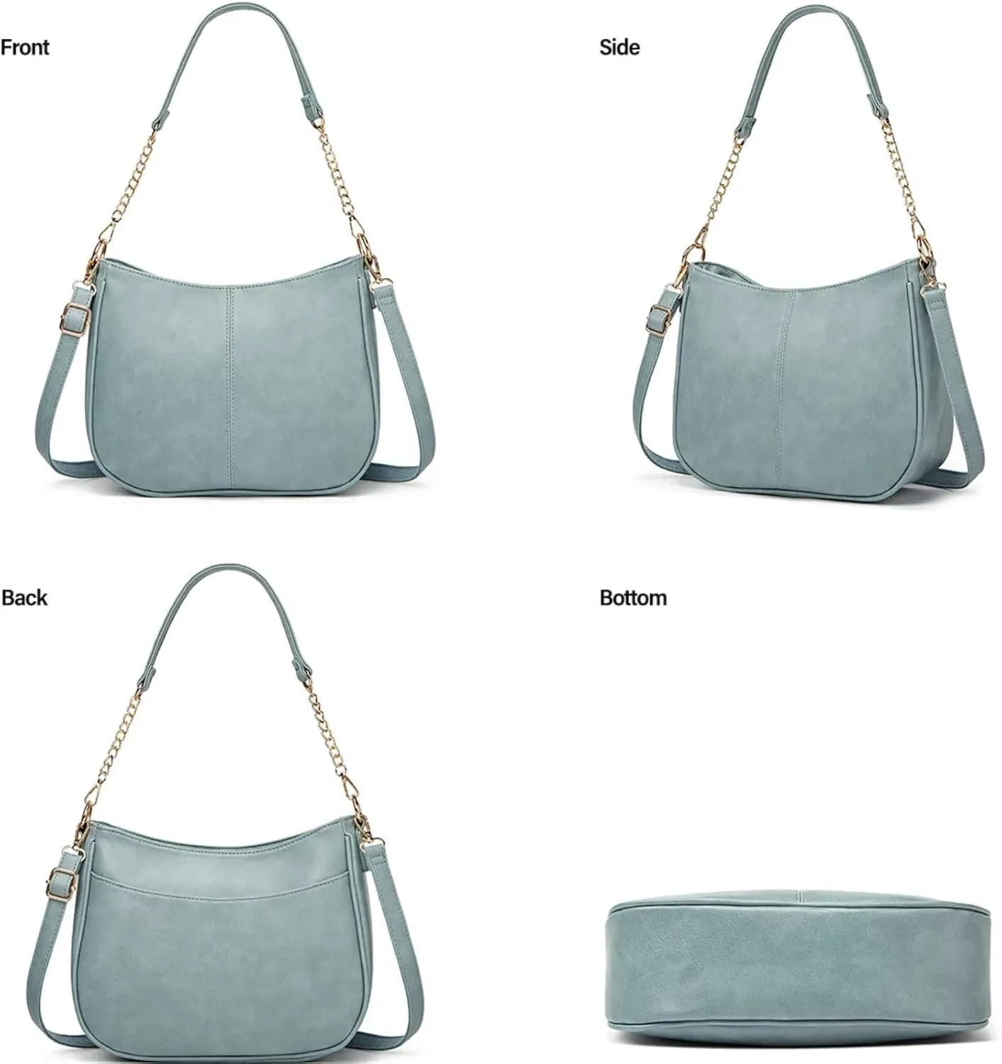 Women's handbag AAAA  PU leather shoulder Handbags Large capacity handbag wrinkle resistant modern fashion…