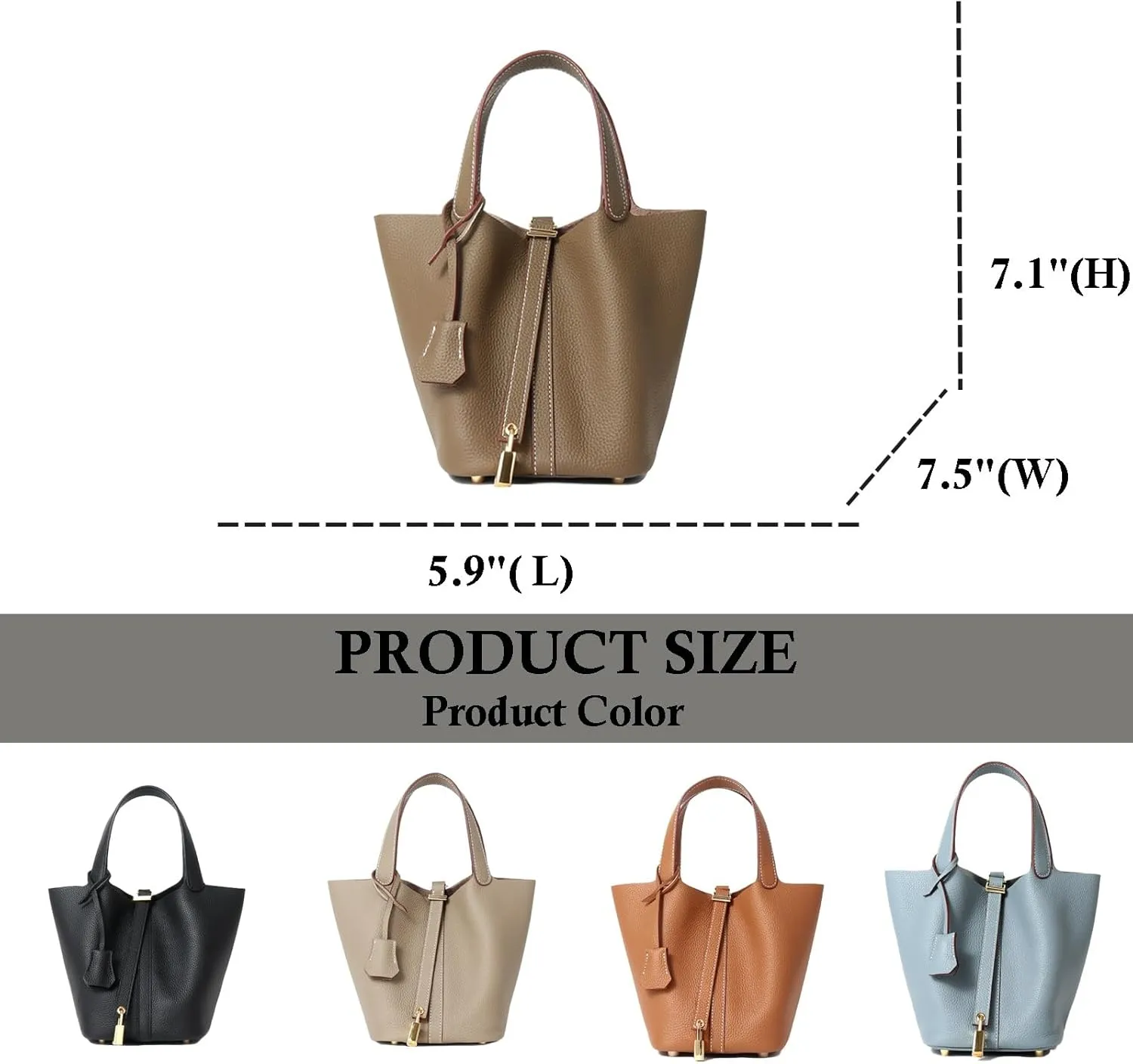Women's Handbag Female Bucket Bag Vegetable Basket Shoulder Bag Travel Bag Luggage Bag Ladies Tote Bag