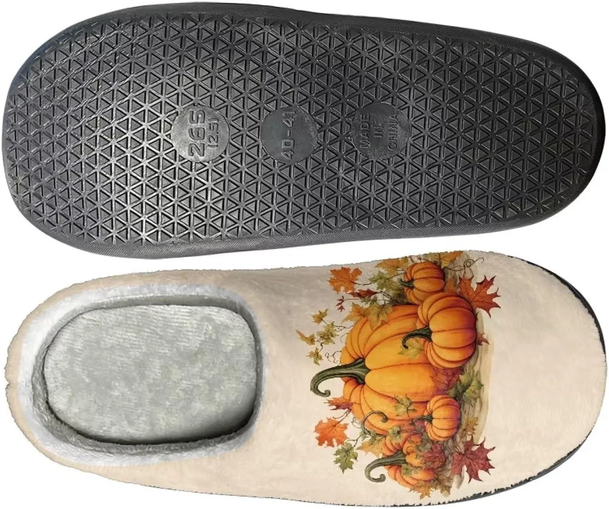 Women's Indoor Winter Home Slippers Men's Warm House Slippers Anti Slip Sandals Lightweight Terry Slippers