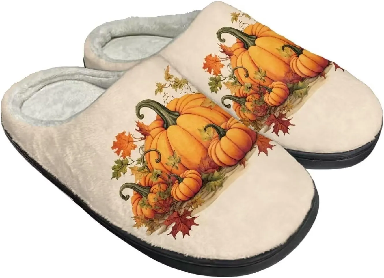 Women's Indoor Winter Home Slippers Men's Warm House Slippers Anti Slip Sandals Lightweight Terry Slippers