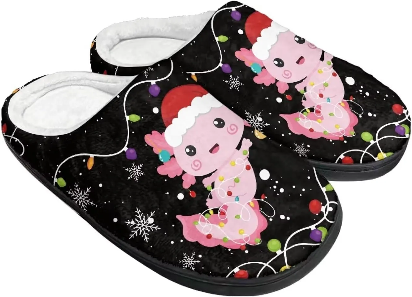 Women's Indoor Winter Home Slippers Men's Warm House Slippers Anti Slip Sandals Lightweight Terry Slippers