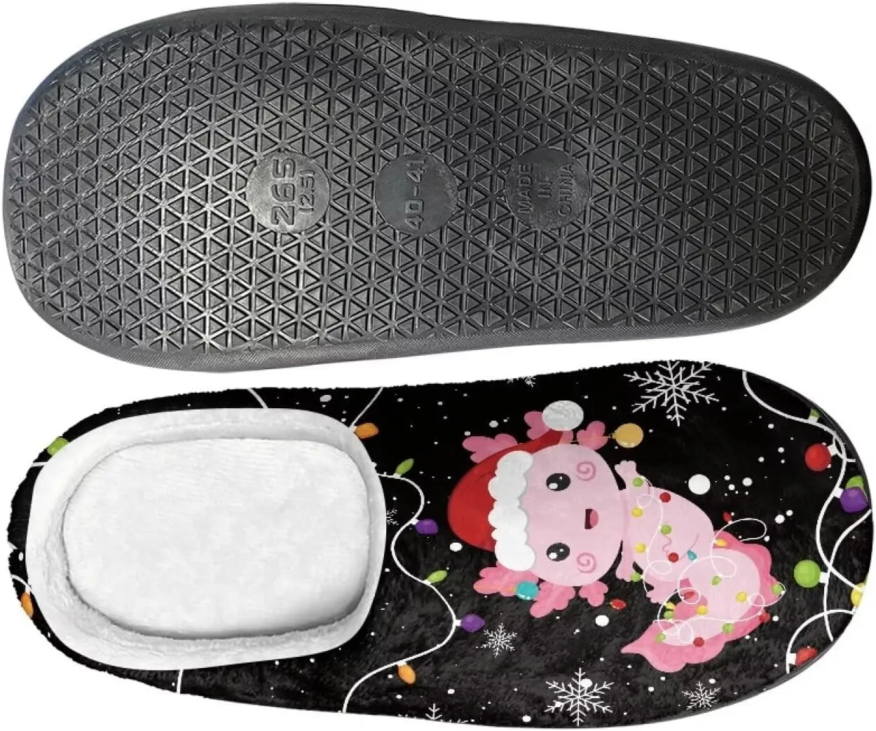 Women's Indoor Winter Home Slippers Men's Warm House Slippers Anti Slip Sandals Lightweight Terry Slippers