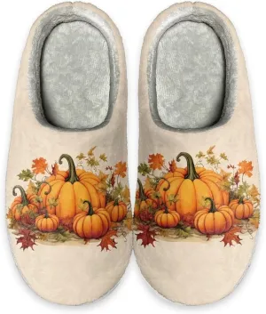 Women's Indoor Winter Home Slippers Men's Warm House Slippers Anti Slip Sandals Lightweight Terry Slippers