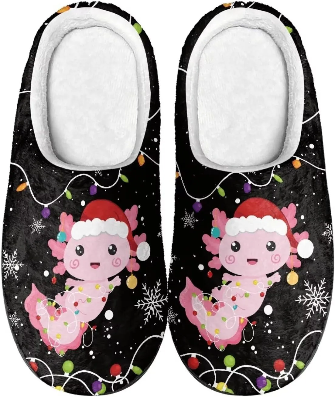 Women's Indoor Winter Home Slippers Men's Warm House Slippers Anti Slip Sandals Lightweight Terry Slippers