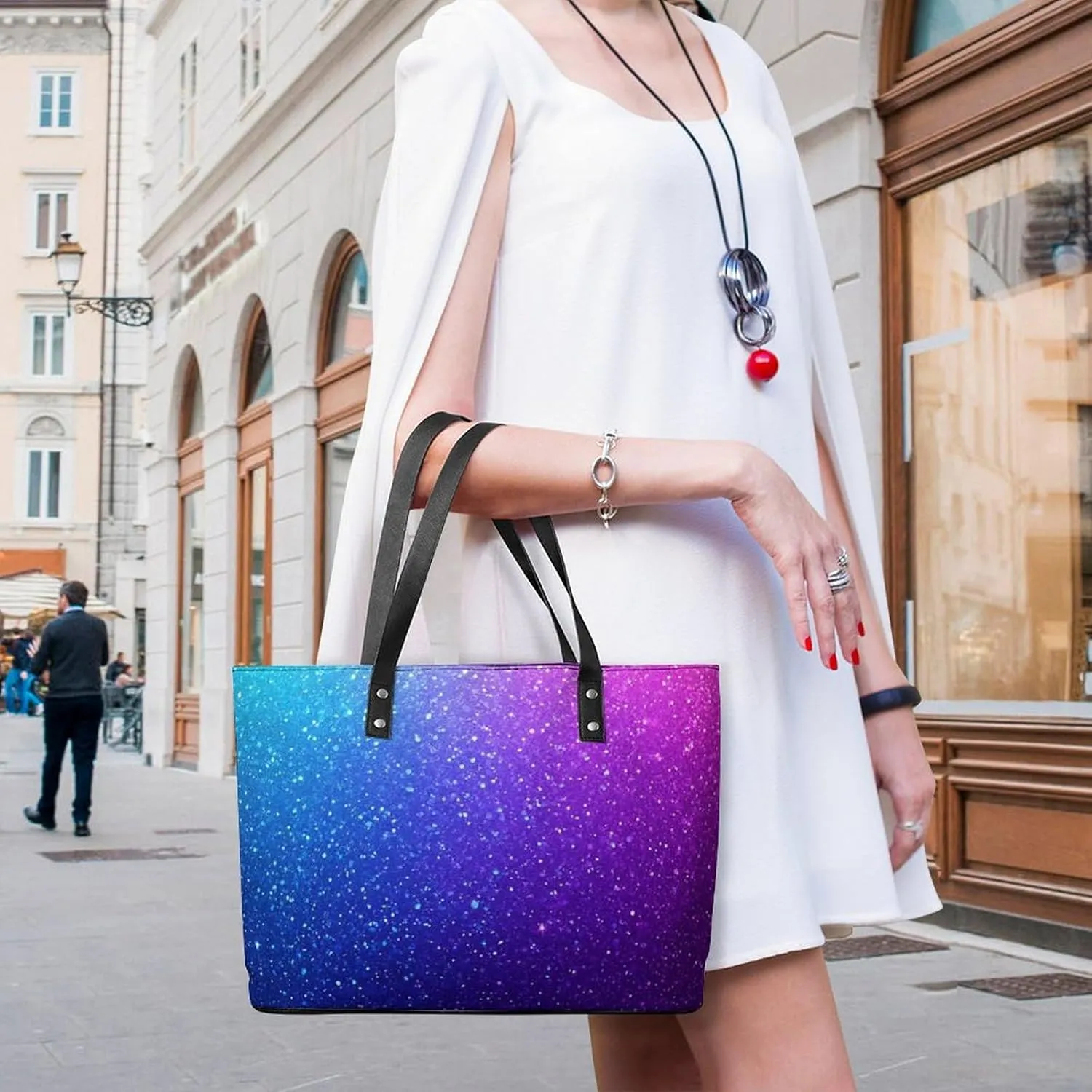 Women's Large Capacity Travel Tote Bag Waterproof Durable Shopping Handbag