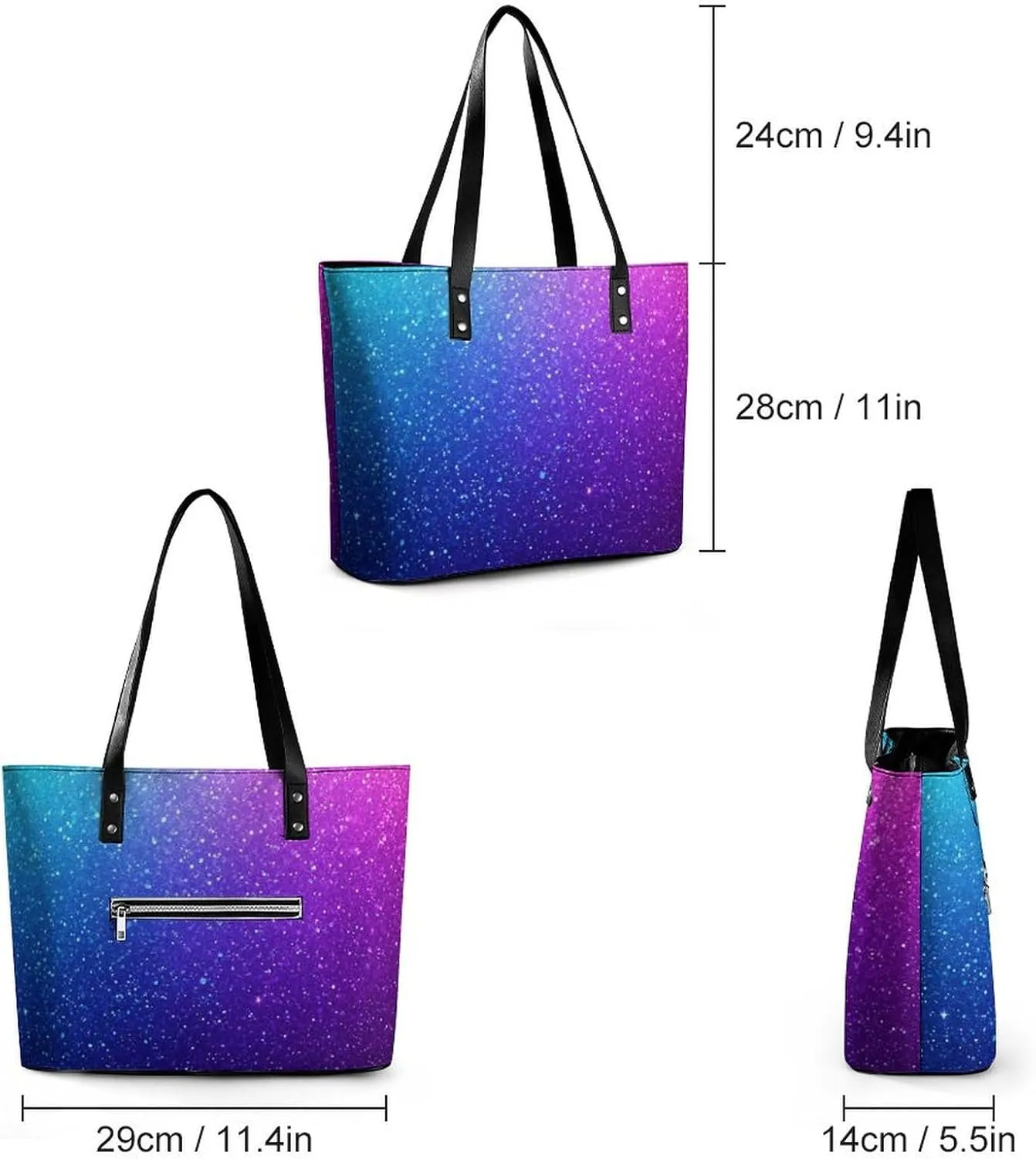 Women's Large Capacity Travel Tote Bag Waterproof Durable Shopping Handbag
