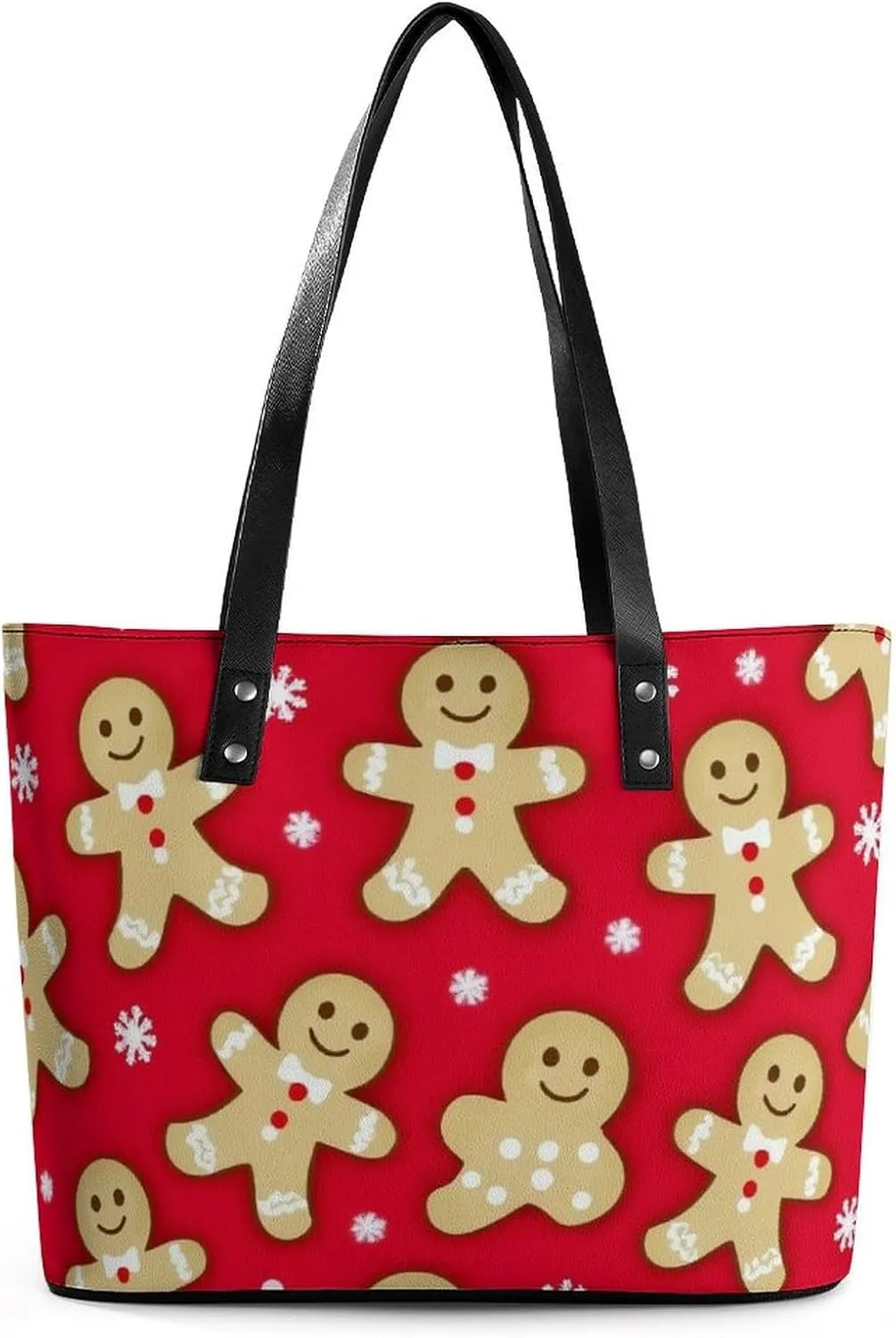 Women's Portable Tote Bag Trendy Modern Leather Handbag For Work Weekend