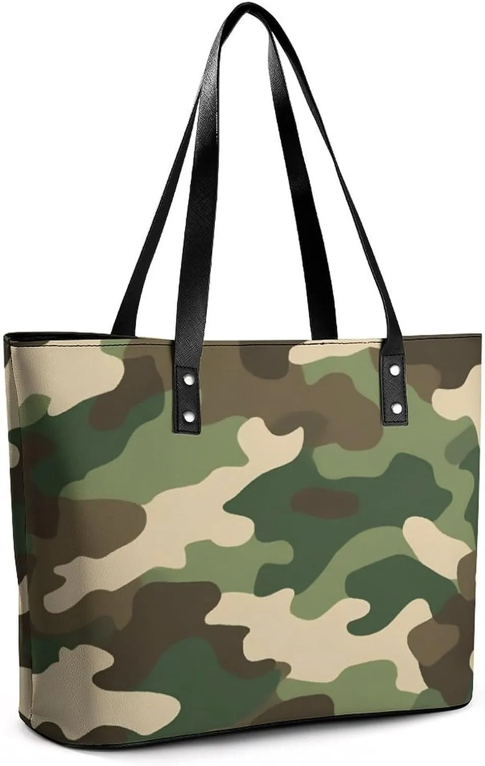 Women's Portable Tote Bag Trendy Modern Leather Handbag For Work Weekend