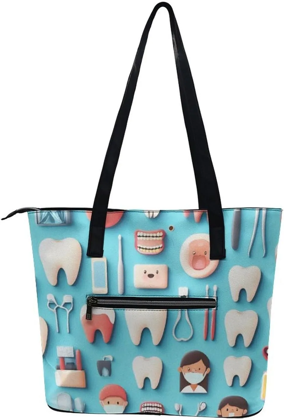 Women's Portable Tote Bag Trendy Modern Leather Handbag For Work Weekend