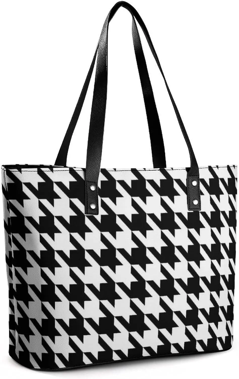 Women's Portable Tote Bag Trendy Modern Leather Handbag For Work Weekend
