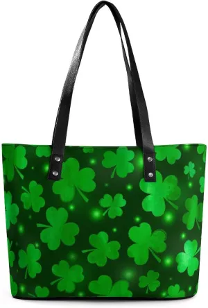 Women's Portable Tote Bag Trendy Modern Leather Handbag For Work Weekend