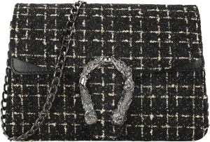 Women'S Small Crossbody Bag Pu Leather Shoulder Bag Small Handbag Clutch Bag Fashion Chain Evening Bag Quilted Purse
