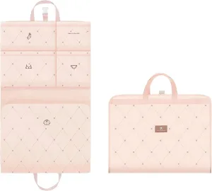 WOOMADA Packing Cubes for Suitcases, Hanging Travel Organizer Bags, Multifunctional compartment Luggage Organizer Bags for Clothes, Underwear, and Accessories(Heart Print)