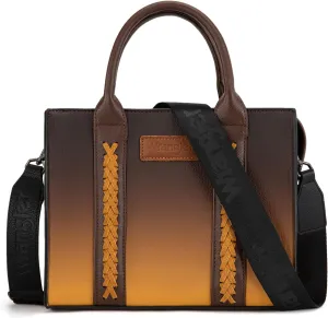 Wrangler Medium Tote Bag for Women Designer Satchel Handbags Top-handle Purses with Strap