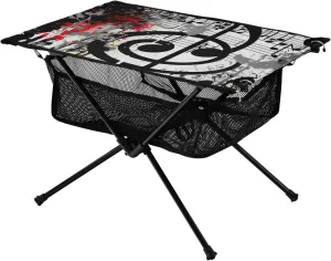xigua Abstract Note Folding Camping Table,Portable Camp Table with Carry Bag Beach Table Folding Table for Picnic, Camp,Party,Travel149