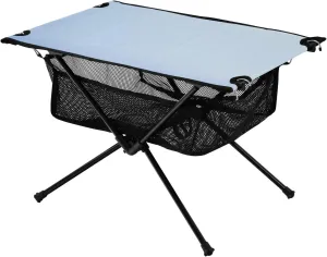 xigua Light Blue Folding Camping Table,Portable Camp Table with Carry Bag Beach Table Folding Table for Picnic, Camp,Party,Travel18