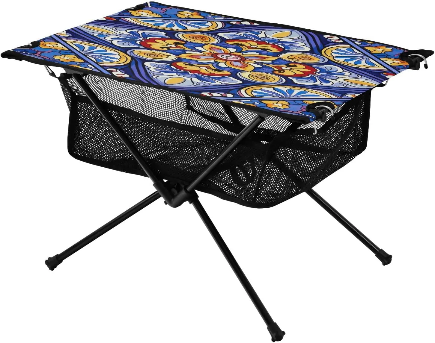 xigua Mandala Flower Folding Camping Table,Portable Camp Table with Carry Bag Beach Table Folding Table for Picnic, Camp,Party,Travel230