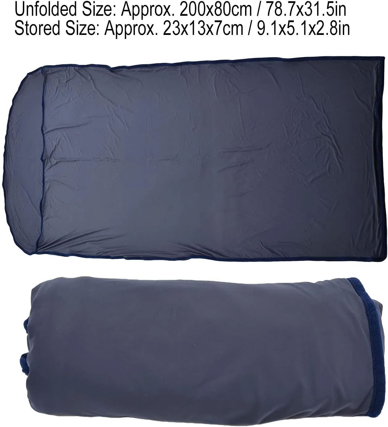 XPSSJMU Sleeping Bag Liner Portable Multifunctional Elastic Sleeping Sack Liner for Backpacking Hotel Hostels Traveling