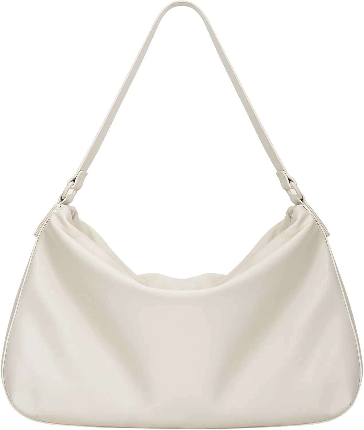 YFGBCX Tote Bag for Women & Men - Faux Leather Puffy Slouchy Hobo Puffer Bag
