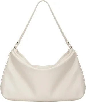 YFGBCX Tote Bag for Women & Men - Faux Leather Puffy Slouchy Hobo Puffer Bag