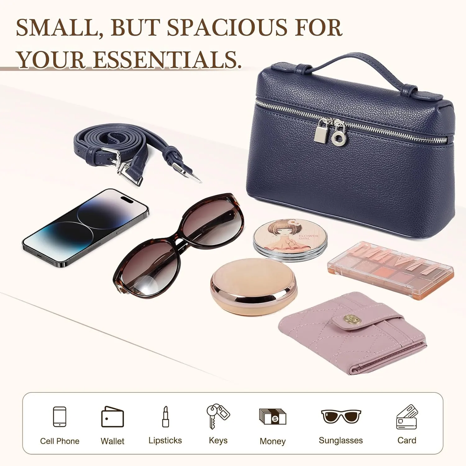 YIKOEE Luxury Designer Handbags for Women Crossbody Top Handle Purse