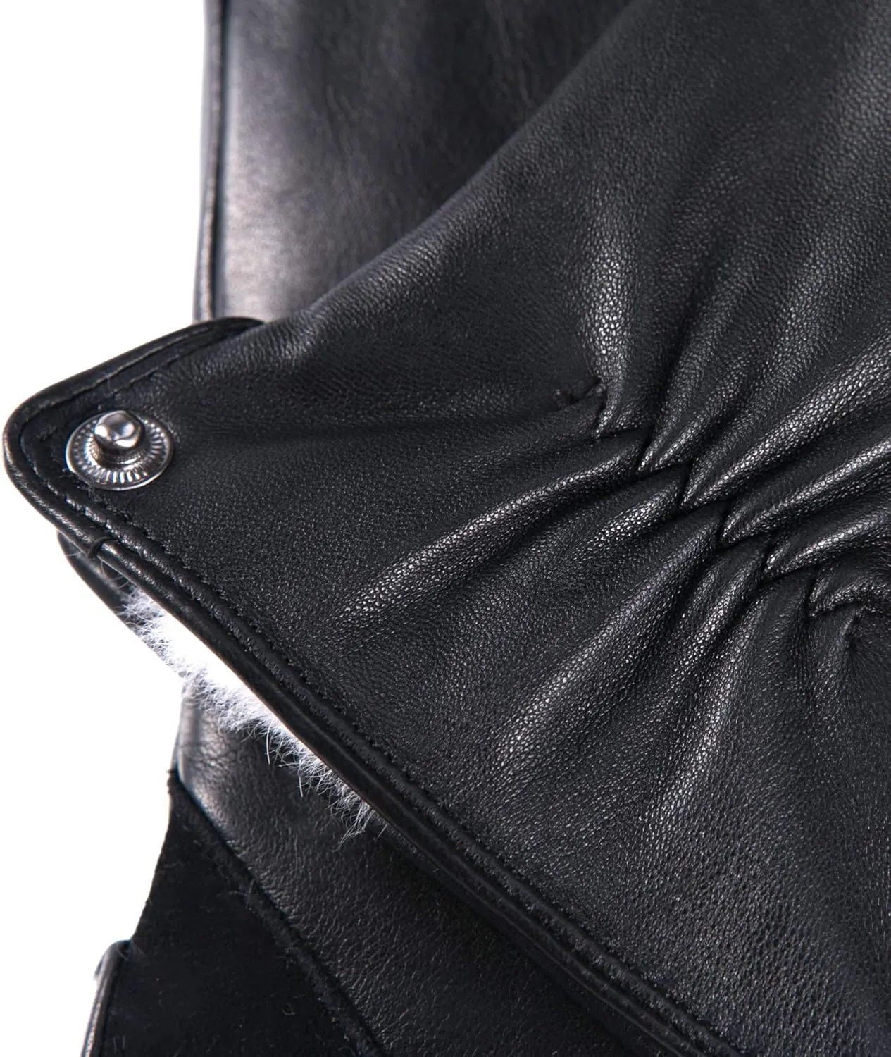 YISEVEN Men's Lambskin Leather Gloves