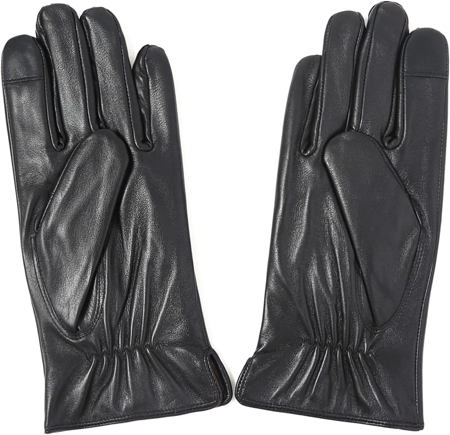 YISEVEN Men's Lambskin Leather Gloves