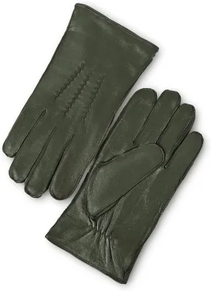 YISEVEN Winter Men's Touchscreen Warm Lambskin Leather Gloves
