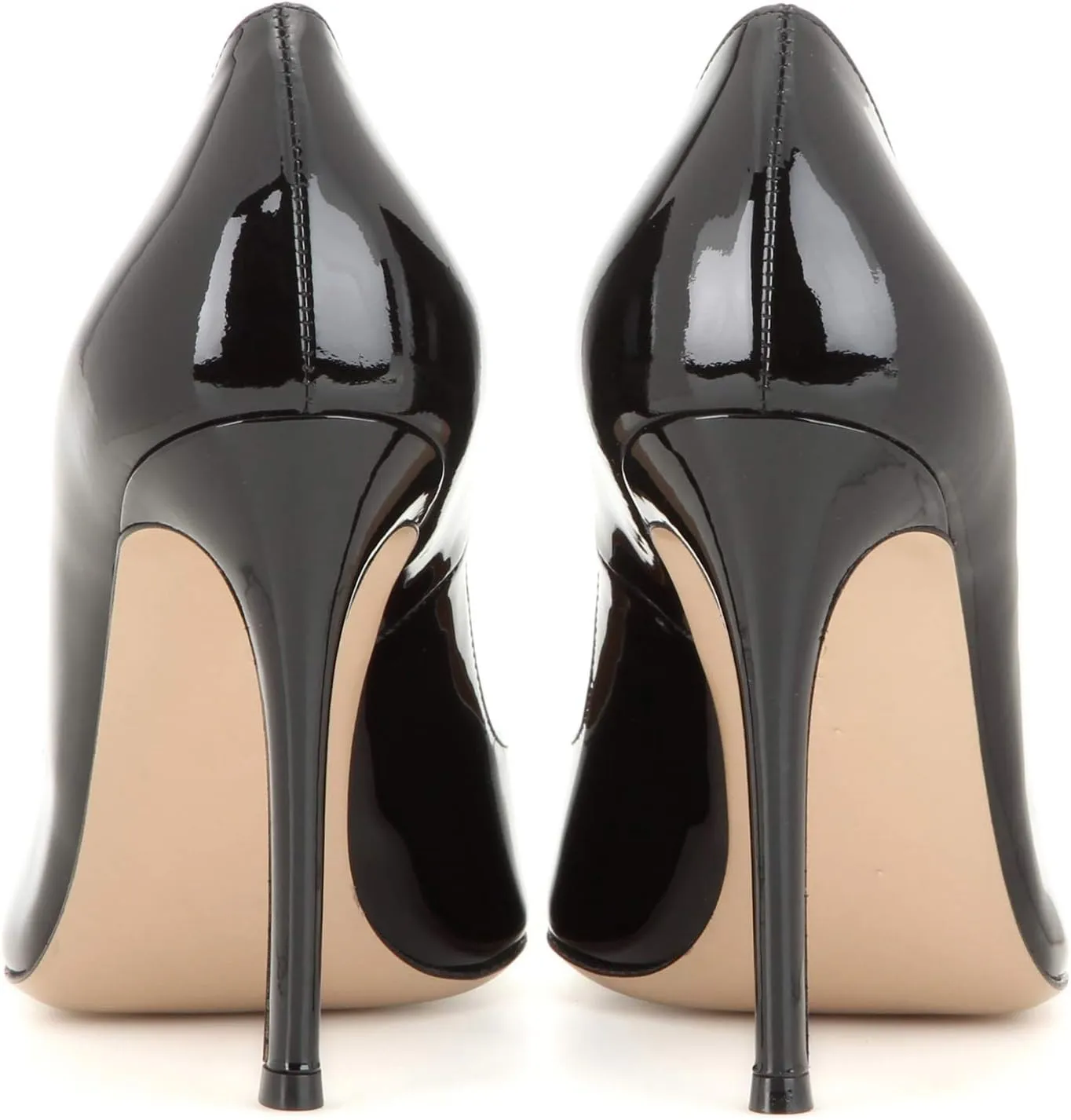 YODEKS Women's Pointed Toe High Heel Pumps 10cm Classic Stiletto Heel Suede Party Dress Shoes
