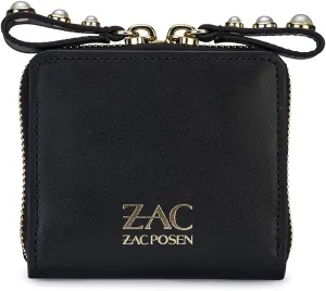 ZAC Zac Posen Eartha Zipped Small Wallet-Pearl Lady, Black