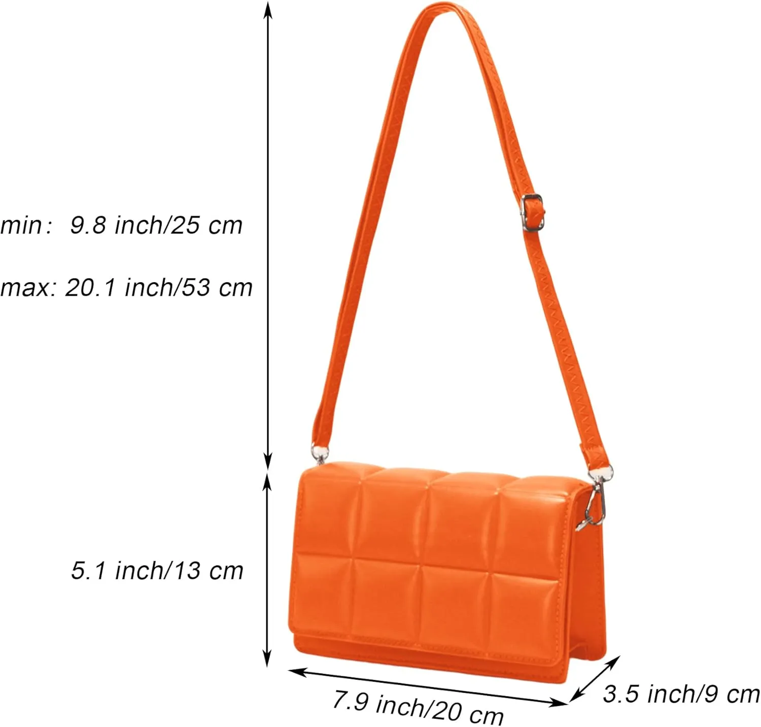 Zengmei Shoulder bag, Designer Bag, Saddle Purse for Women Female Girl