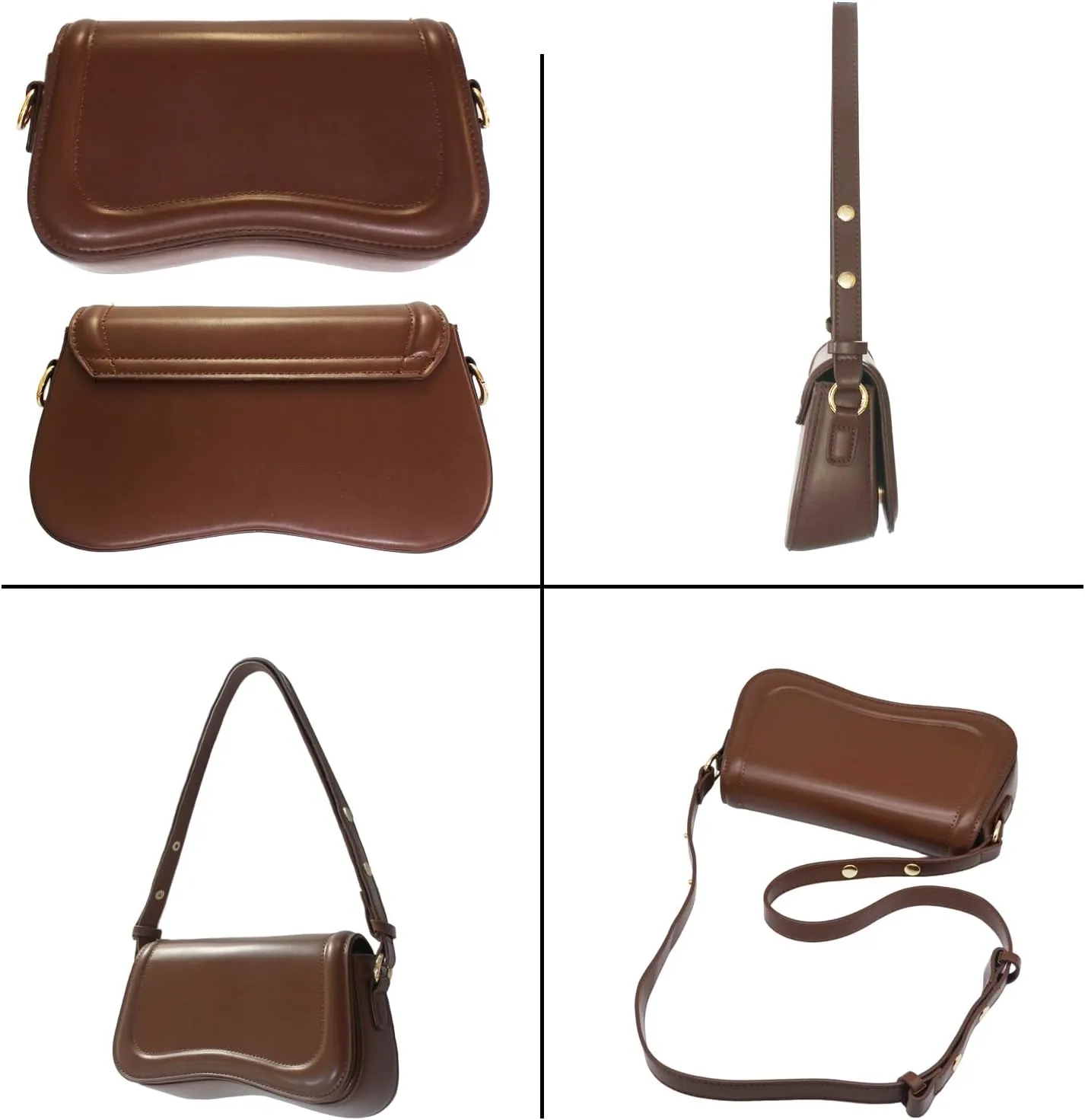 Zengmei Shoulder bag, Designer Bag, Saddle Purse for Women Female Girl