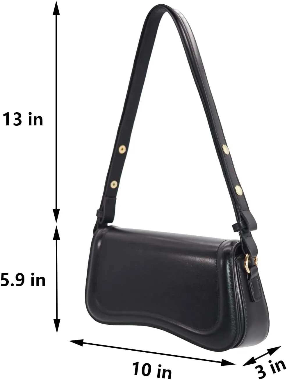 Zengmei Shoulder bag, Designer Bag, Saddle Purse for Women Female Girl