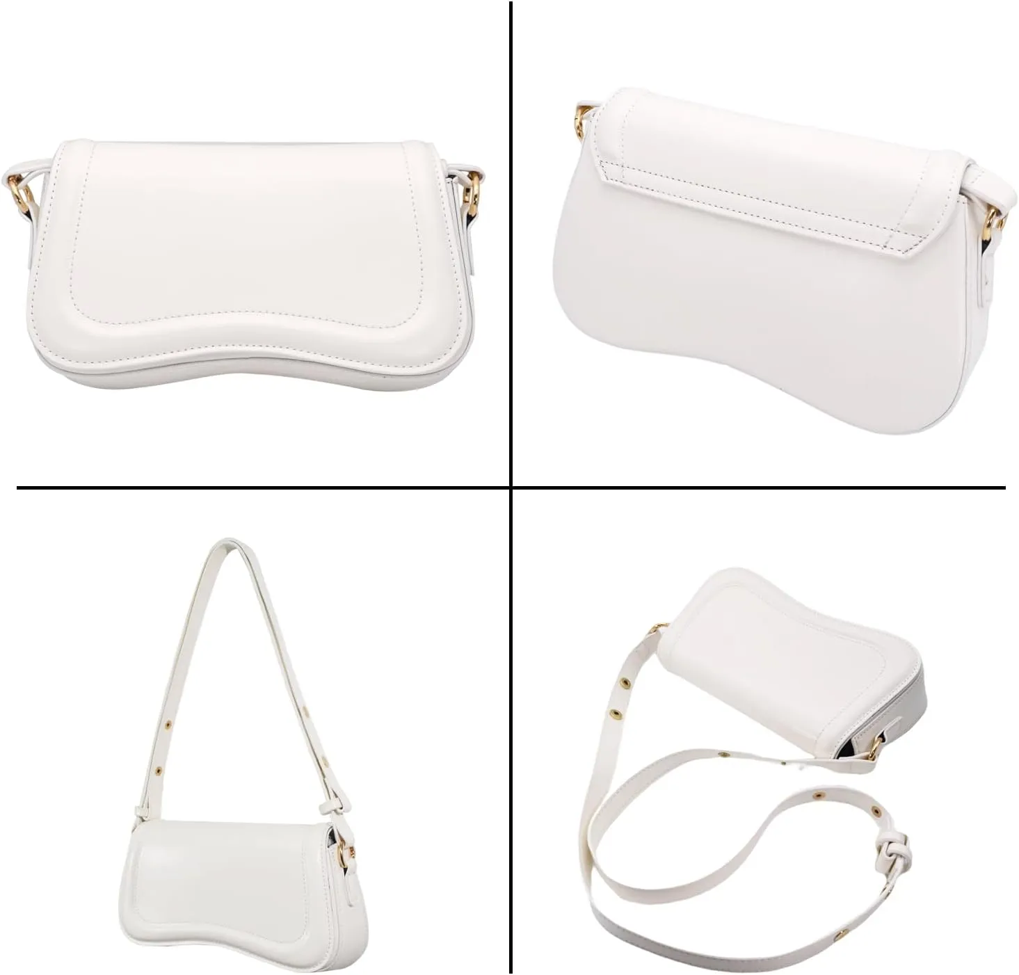 Zengmei Shoulder bag, Designer Bag, Saddle Purse for Women Female Girl
