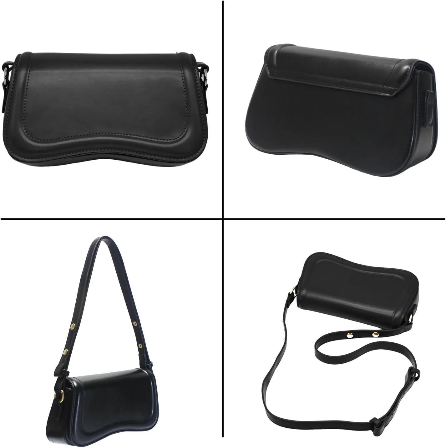 Zengmei Shoulder bag, Designer Bag, Saddle Purse for Women Female Girl
