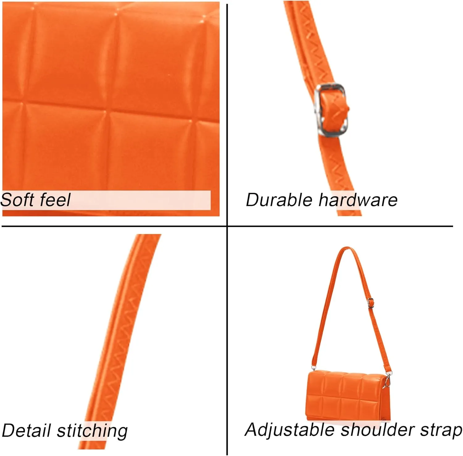 Zengmei Shoulder bag, Designer Bag, Saddle Purse for Women Female Girl