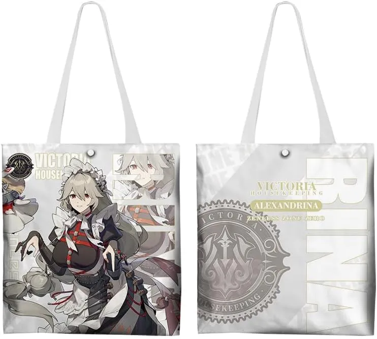 Zenless Zone Zero Canvas Tote Bags Canvas Bags Black Use For Grocery Bags Shopping Bags Gift Bags