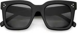 zeroUV - Oversized Fashion Retro Square Sunglasses for Women Vintage Style 50mm