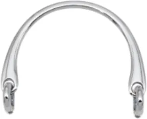Zinc Alloy Semi Circular Purse Handle - Detachable Compact Handbag Handle for Women DIY Bag Projects